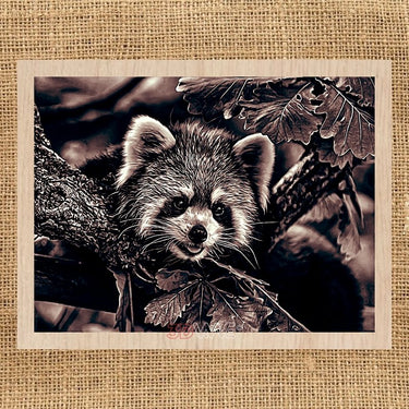 RACCOON Glowforge laser file 3DWave